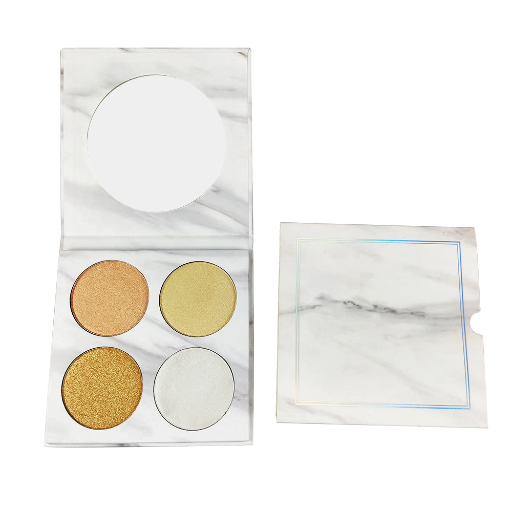 OEM Customized Liquid Lip Glaze - 4-color powder foundation highlighter makeup highlighter powder foundation brightening highlighter long lasting makeup  ——JY4SYY02 – Sunbeam