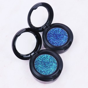 Private label single color 26mm matte pearl shimmer glitter earth color eyeshadow-MSEDZ01