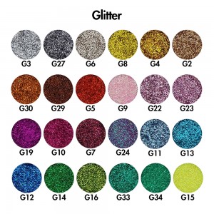 Private label 26mm single color 160 colors matte pearlescent glitter shimmer powder not flying powdereyeshadow -MSEDZ01005