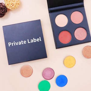 160 colors of pearly matte free collocation 4-color eyeshadow palette glitter earth color eyeshadow palette-MSEDZ04
