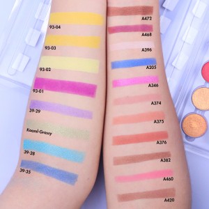 160 color matte gloss free matching 12 color eyeshadow palette-MSEDZ12