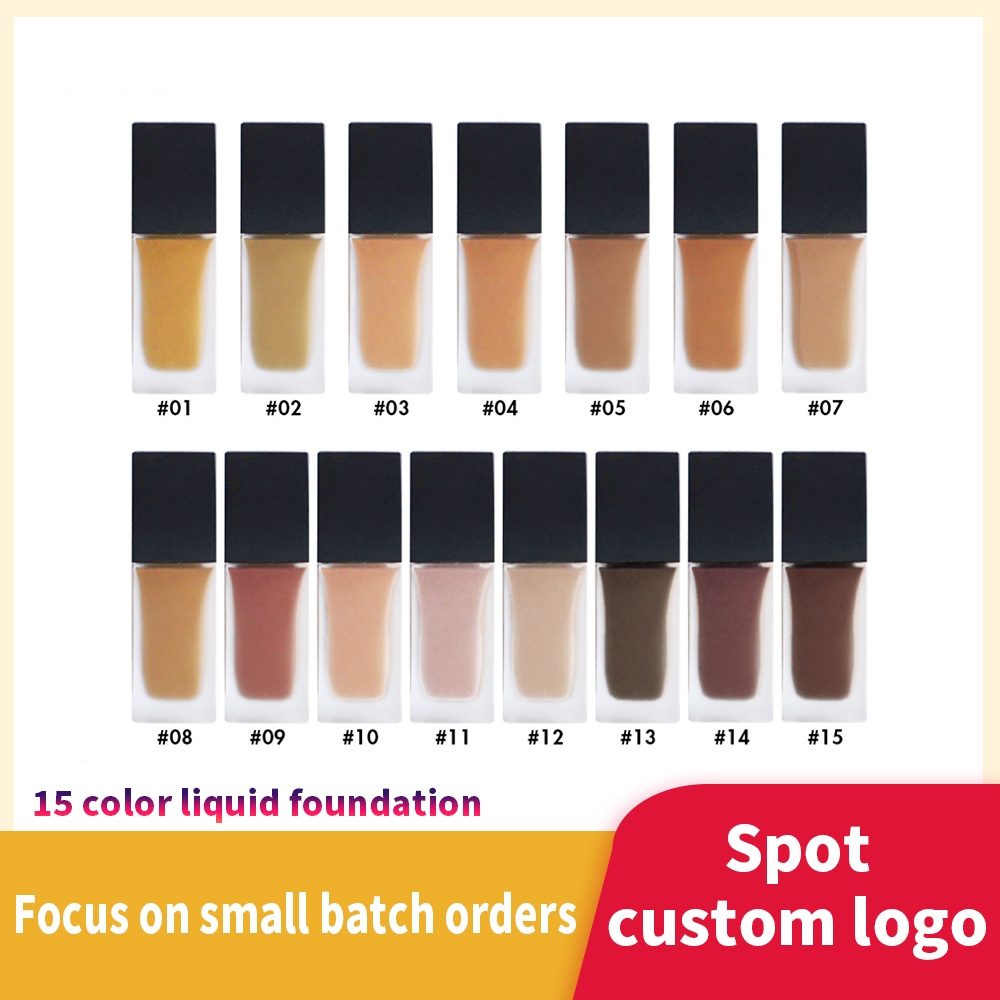Wholesale Makeup Sponge Microfiber With Egge Shield - OEM Concealer 15 Color Liquid Foundation Matte Concealer Makeup-MSWL02 – Sunbeam