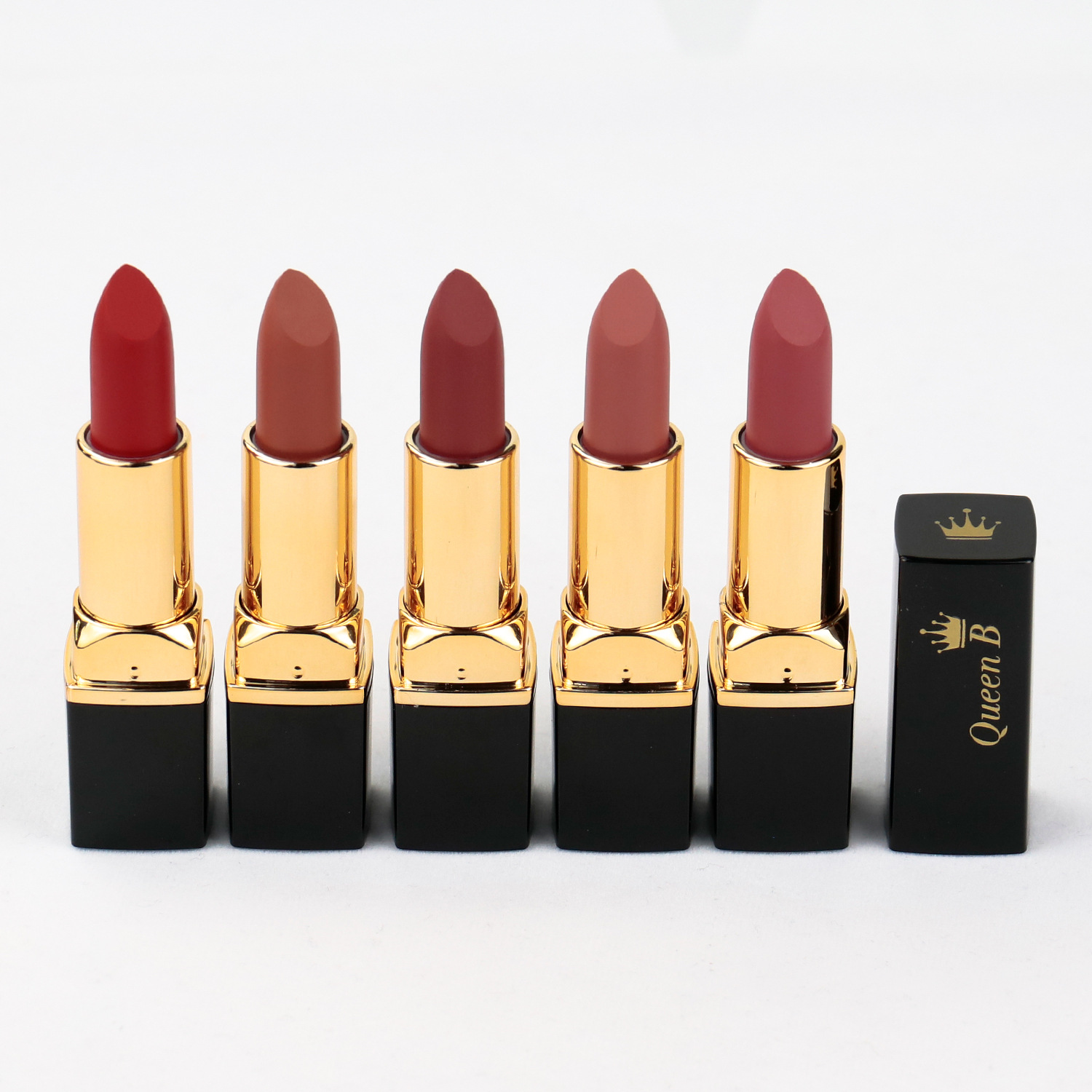 LOGO-free neutral makeup lipstick multicolor velvet matte lipstick square tube lipstick——P189 Featured Image