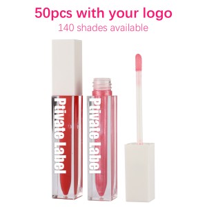 The newest neutral matte pearlescent lip gloss no logo lip glaze neutral lip gloss non-stick cup lip gloss——P25