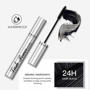 4D silky eyelashes, long curling, waterproof, non-blooming, lengthening eyelashes makeup mascara