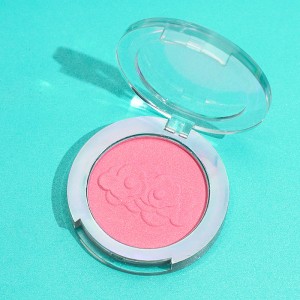 6-color embossed rose monochrome flower blush matte shimmer natural repair vitality girl blush