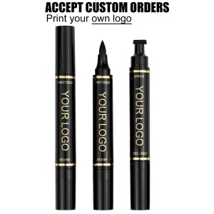 Waterproof, quick-drying, neutral, non-logo eyeliner, dense, smooth and durable black eyeliner——SXM13