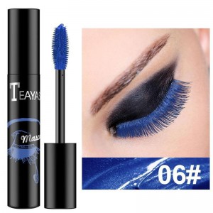 Color mascara, waterproof, quick-drying, non-blooming, curling and lengthening mascara