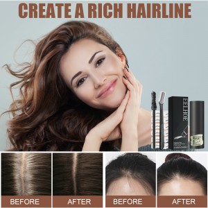 Eyebrow shaping kit – one step brow powder with 10 reusable brow stencils, 2 brow brushes, long lasting brow makeup YO01