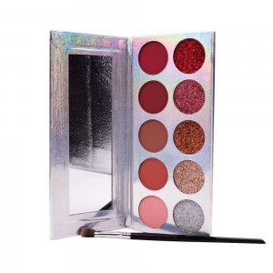 Logo-free 10-color matte pearl blend eyeshadow palette student affordable eyeshadow palette —— hsy123