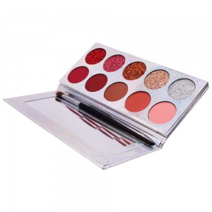 Logo-free 10-color matte pearl blend eyeshadow palette student affordable eyeshadow palette —— hsy123