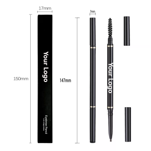 Wholesale no logo eye brow pen high pigmented waterproof eyebrow pencil private label