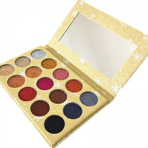 Multi makeup colored glitter eyeshadow high pigments private label creamy cosmetics eyeshadow palettes