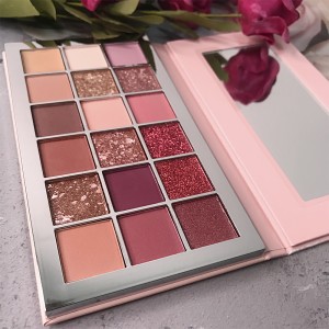 New professional 18 neon colors high pigmented makeup pink eyeshadow palette