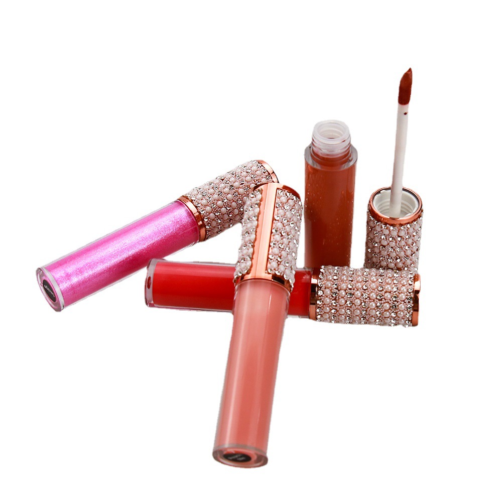 Chinese Professional Cosmetic Private Label Lipstick - Neutral logo-free lip glaze pearl cover lip glaze lip gloss long-lasting moisturizing lip glaze —— P49-1 – Sunbeam