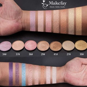 Create your own brand mineral magnetic eye shadow OEM makeup eye shadow