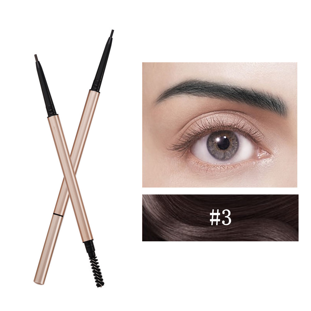 OEM Manufacturer Waterproof Matte Foundation - 7-color double-headed ultra-fine eyebrow pencil automatic rotation waterproof and sweat-proof 1.5MM ultra-fine eyebrow pencil——HFY076 – Sunbeam