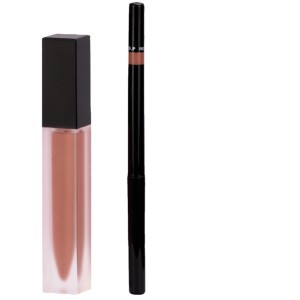 Korea Lip Gloss Lip Glaze Lip Liner Set Lip Gloss No Logo Makeup Set Non-stick Cup Matte Lip Gloss Set——P25+CXB
