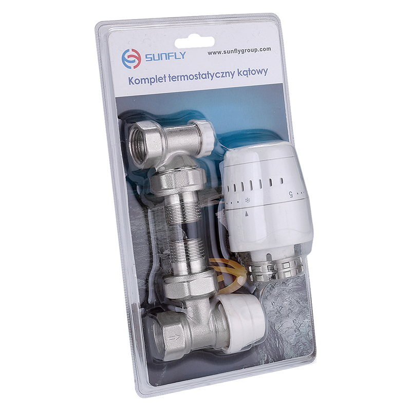 Wholesale Ball Valve With Drain - Name:Nickeled temperature control valve set – Xinfan