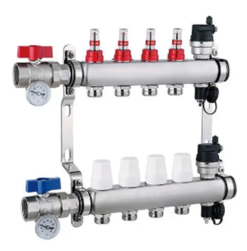 Unveiling the Stainless Steel Manifold: Flow Meter, Ball Valve, and Drain Valve Combination