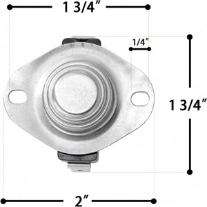 3/4-duim Snap Action Termostaat Bi-Metal Disc Termostaat Skakelaar