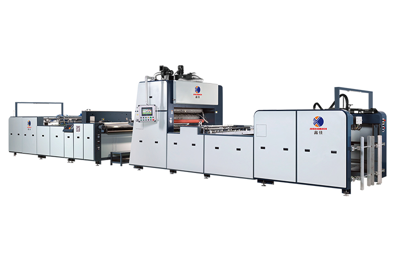 Automatic High Speed Laminating Machine with Flying Knife (Water-Based Glue/ Oily Glue/ Pre-Coated Film)