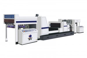 Máquina automática de barnizado de puntos UV de alta velocidade (funcións duales, tanto para papel groso como para papel fino) Transportador de pinzas en todos os sentidos