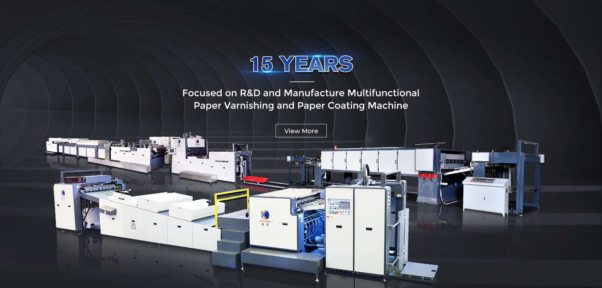 Centrado en I+D y fabricación de máquinas multifuncionales de recubrimiento y barnizado de papel