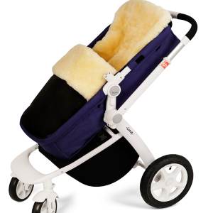 Winter Outdoor sheepskin footmuff  stroller baby sleeping bag