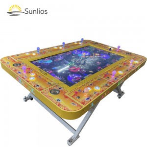 Top Selling America 2023 Luxury 8 Players Folding Fish Tables Game Machines 55 Inch HD Monitor Fish Game Machine