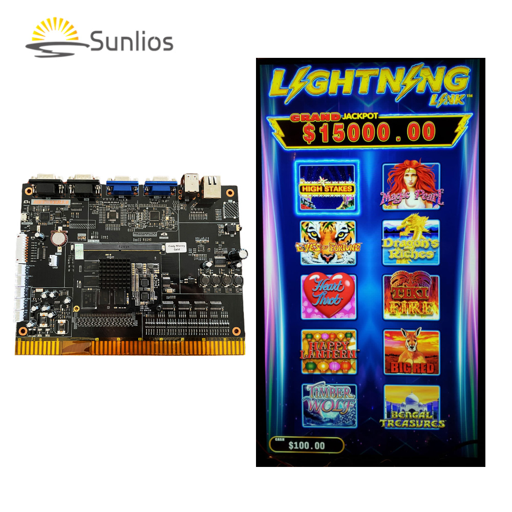 Lightning Link 10 in 1 Slot Game Gambling Game Board