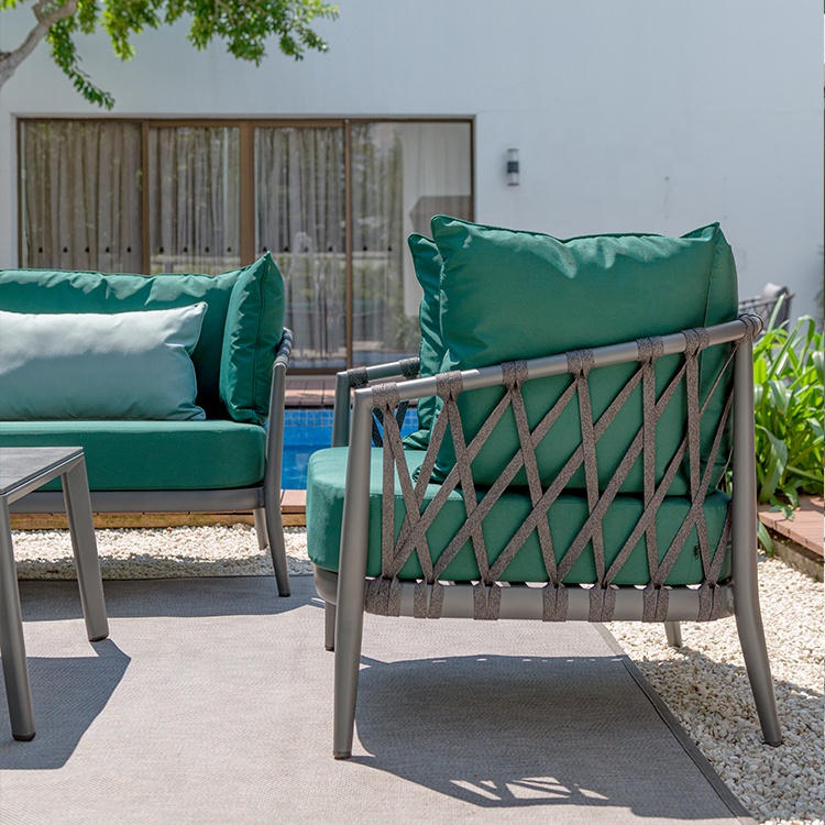 Chinese wholesale  Pallet Garden Sofa Cushions  - Plastic PE Rattan Wicker Modern Woven Sofa Plastic – Sun Master
