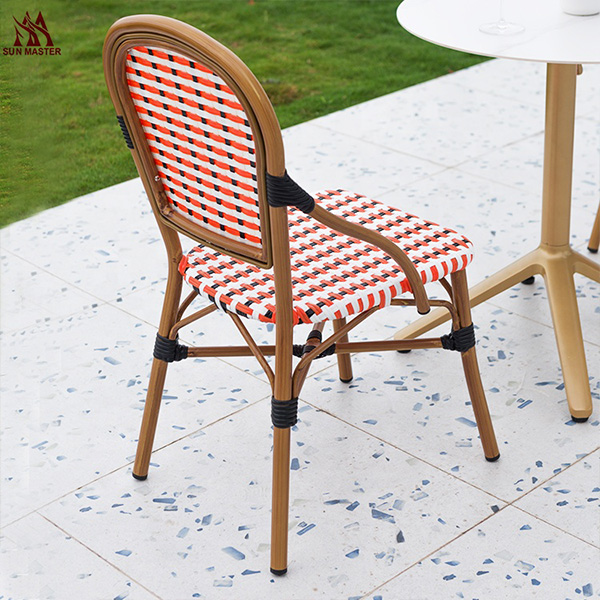 Good Quality  Patio Furniture  -  And Table Set Outdoor Cane Rattan Furniture Patio Dining Garden Comfortable Stacking Aluminum for Fabric Set Good Sale High Quality 2 Chiars – Sun Master detail pictures