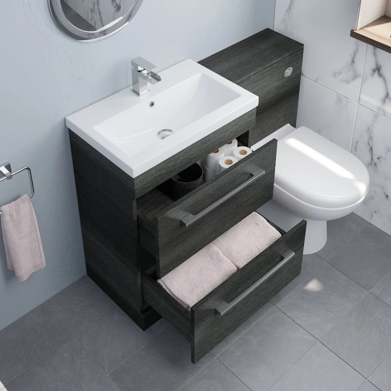 How to maximize the space of the small bathroom