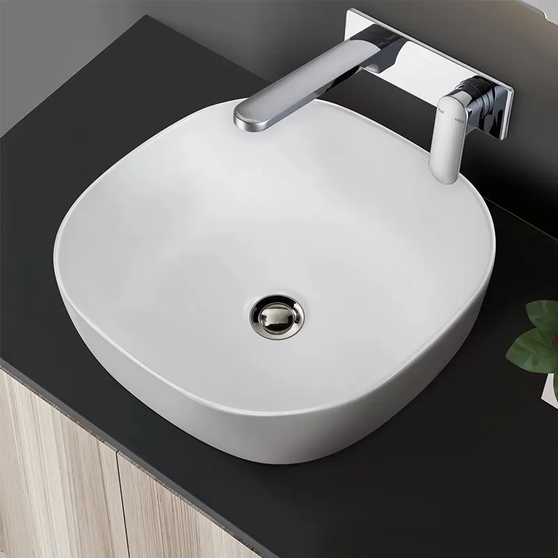 Hot selling table top wash basin designs ceramic art wash basin bathroom vanity vessel sinks lavabo counter top wash basin