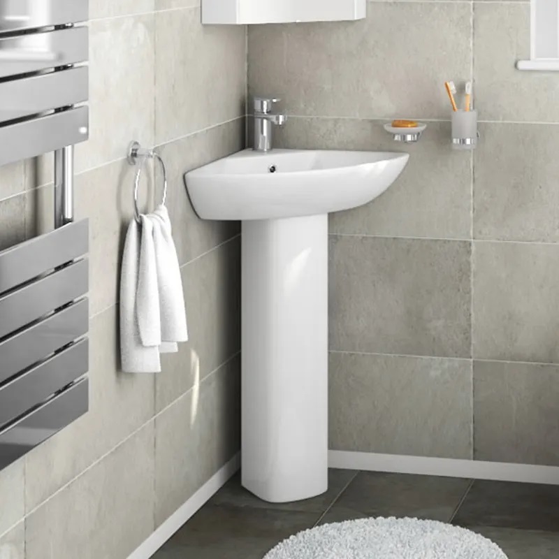 Factory direct price corner sink wash basin american standard ceramic bathroom lavatory sink wash basin white corner wash basin