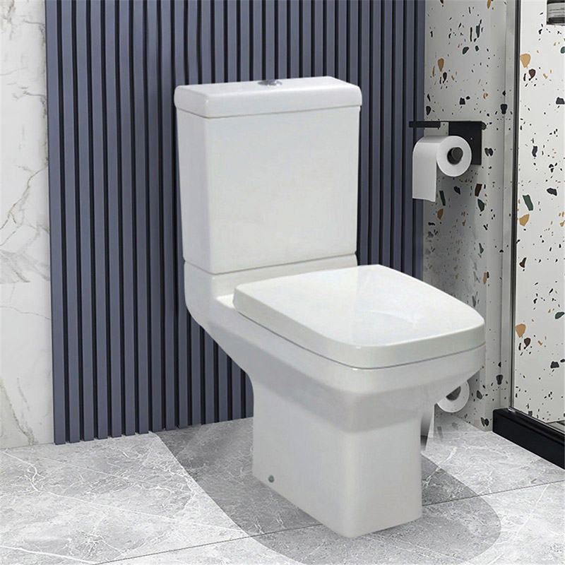 Bathroom ceramic P trap toilet