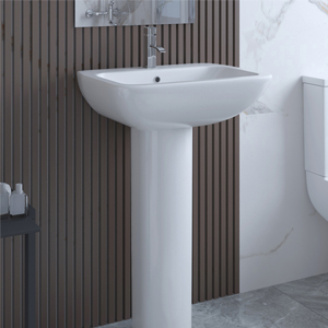 What is a column basin? Ceramic washbasin