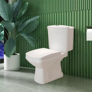white modern bathroom ceramic toilet