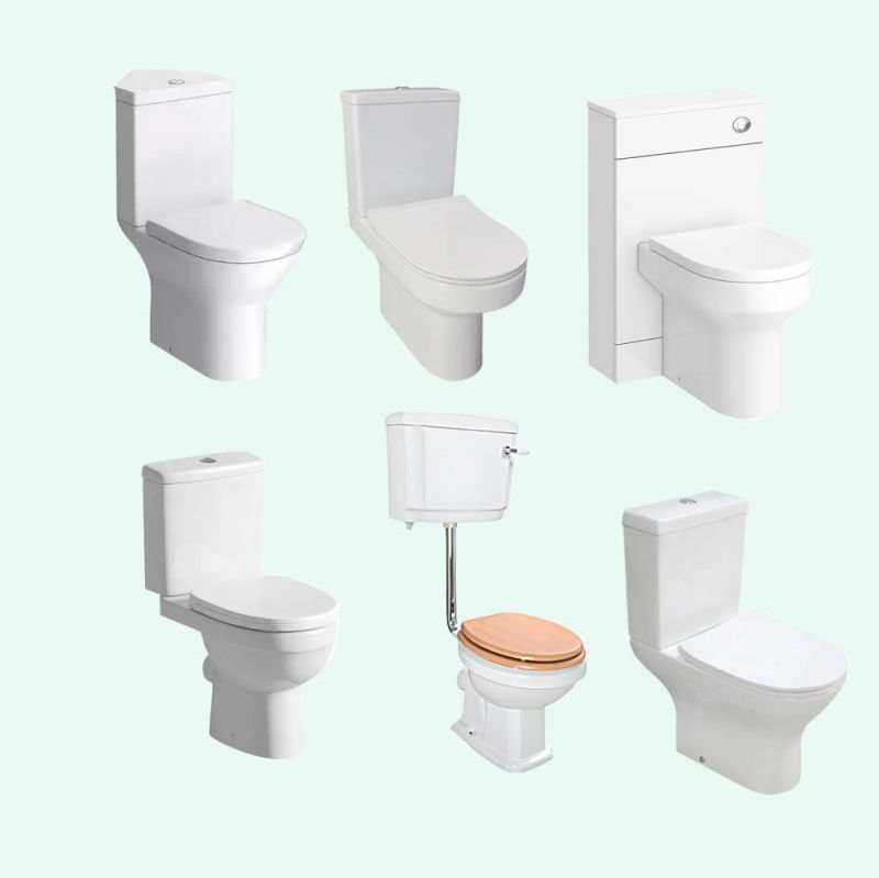 What are the names of toilets and what styles of toilets are there?