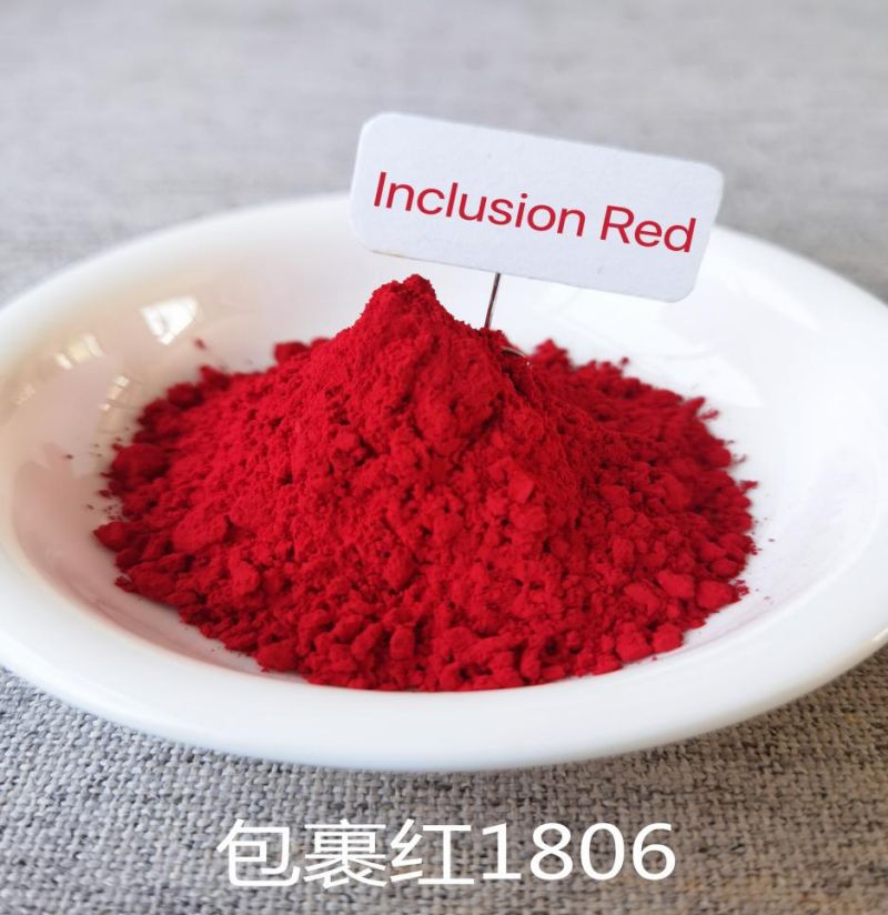 Keramikas flīžu tinte - glazūra pigmenta secinājums sarkanā krāsā
