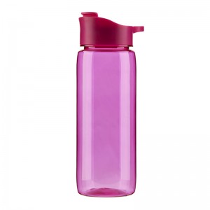 100% BPA free 630ml leak-proof plastic sport water bottle with straw