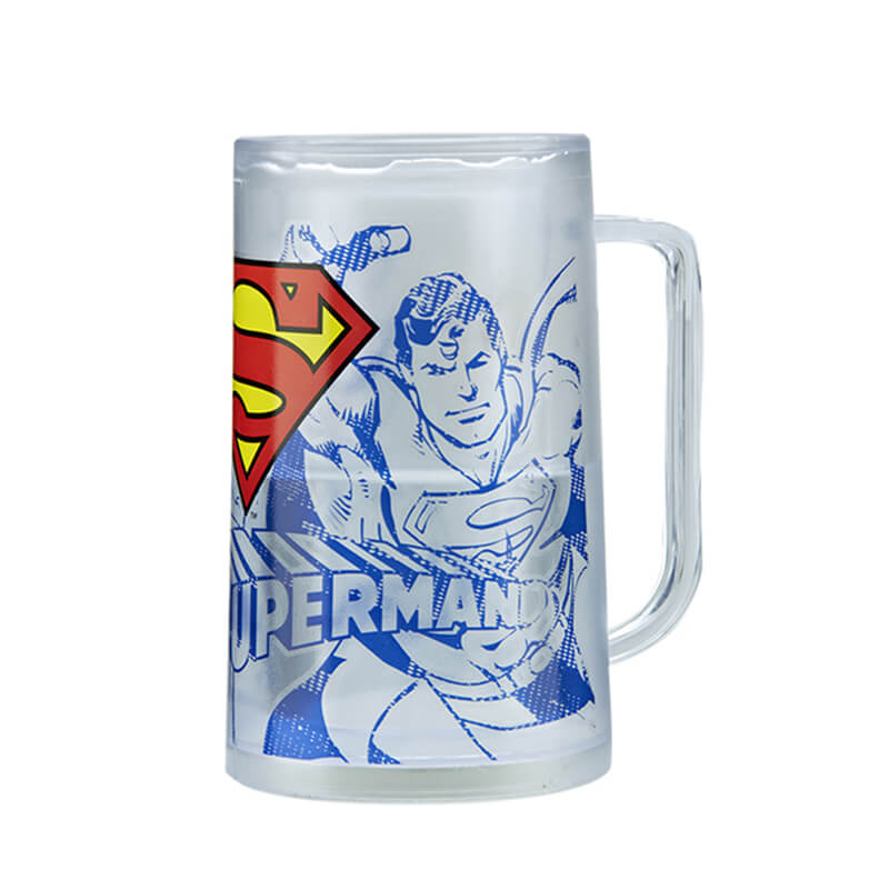 Free Sample For Custom Reusable Coffee Cup - Customized 400ml double wall plastic ice mug – SUNSUM