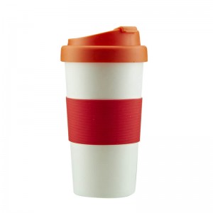 Oem Factory For Plastic Travel Mug With Handle - Customized 16oz travel coffee mug with silicone sleeve – SUNSUM