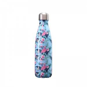 500ml cola bottle shaped double wall vacuum insulated flask swell bottle