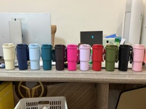 Custom 25oz 304 Stainless Steel Car Tumbler with Removable Tea Infuser Dual Drinking Lid and Straw