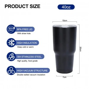 Wholesale Custom Stainless Steel 30oz coffee car Cup Vacuum Insulated Tumbler with straw