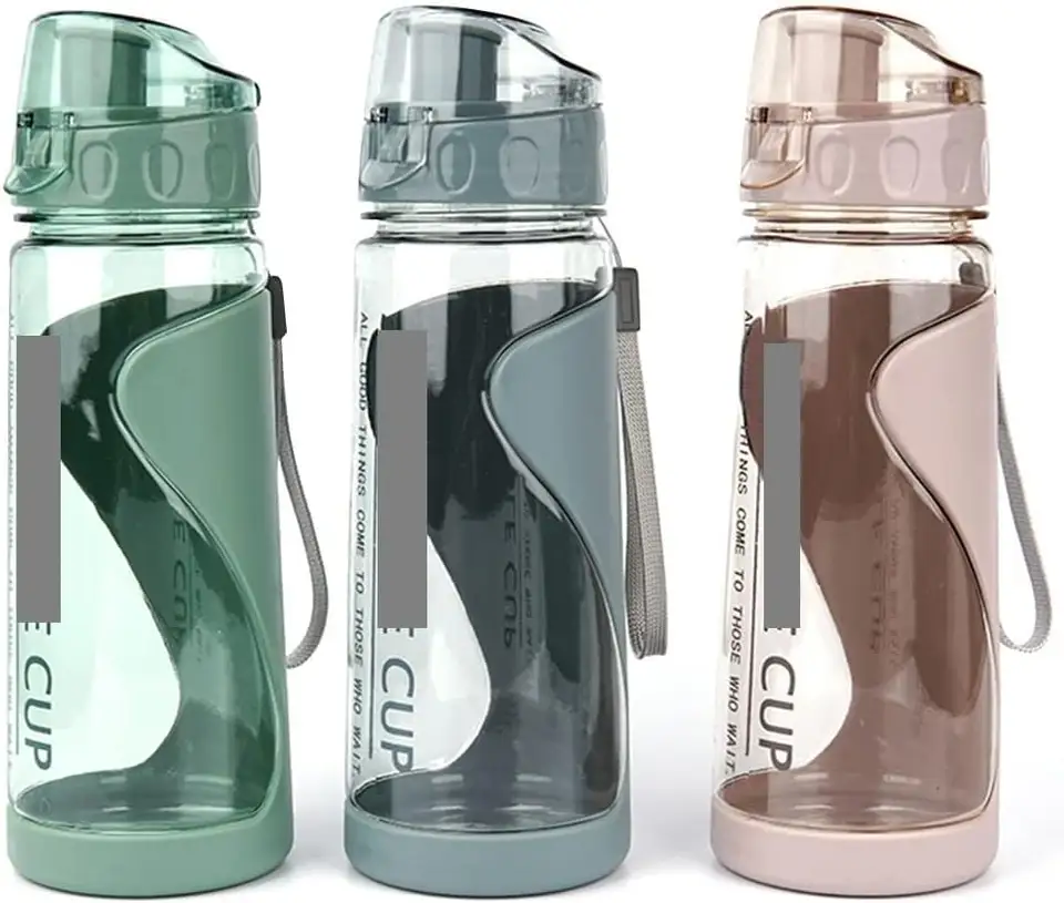 Customized BPA Free Leak-proof Drop-proof Portable 570ML Sports Water Bottles flip top
