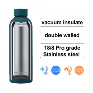 Factory custom high quality double wall stainless steel cup 750 ml insulated drink bottle tumbler water bottle thermal