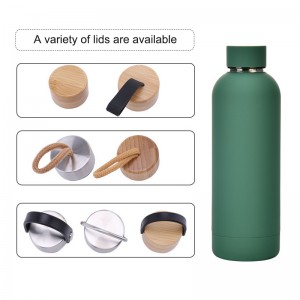 Custom design Water bottle double wall stainless steel cup insulated drink bottle 500ml thermal